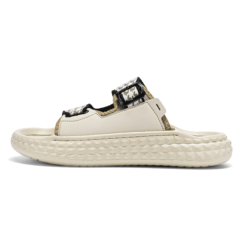 

Shiozawa Мужские стеганые устойчивые к истиранию слайдеры Beige, цвет Beige