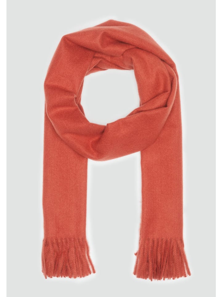 

QS Шарф цвета 3835_ржаво-красный