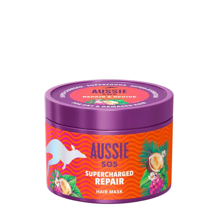 

Маска для волос sos supercharged repair mascarilla capilar Aussie, объем 500 мл