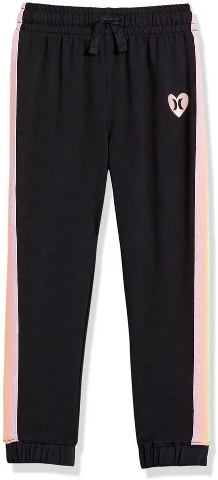 Детские спортивные брюки Hurley из мягкой вязки, Black/Rainbow