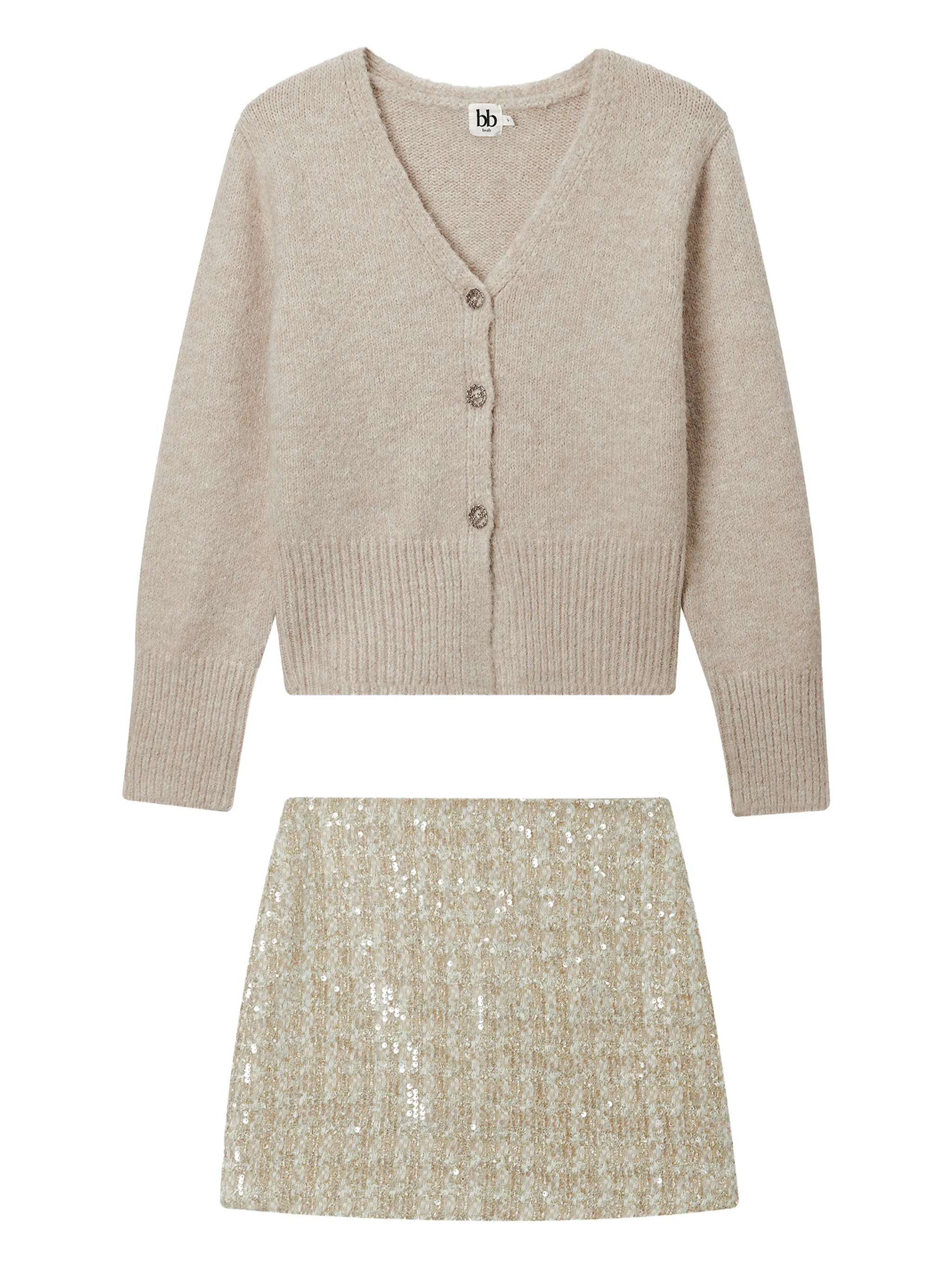 

Рубашка на пуговицах B+Ab, бежевый