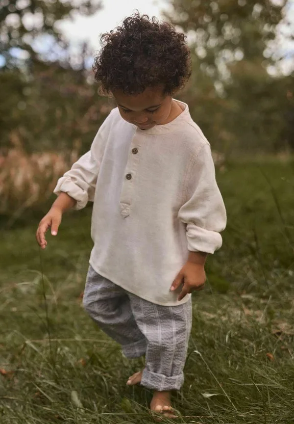 Брюки из биобаумволла Lil' Atelier, Ultimate Grey