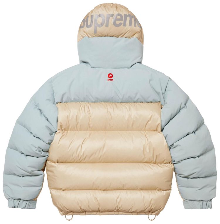 Пуховая парка Supreme x Marmot 800-Fill Down Parka, коричневый — фото 2