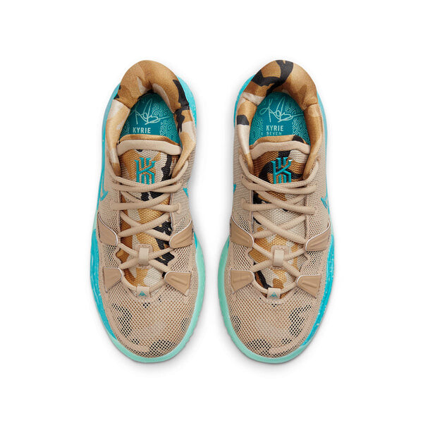 Кроссовки kyrie 7 Nike, коричневый — фото 4