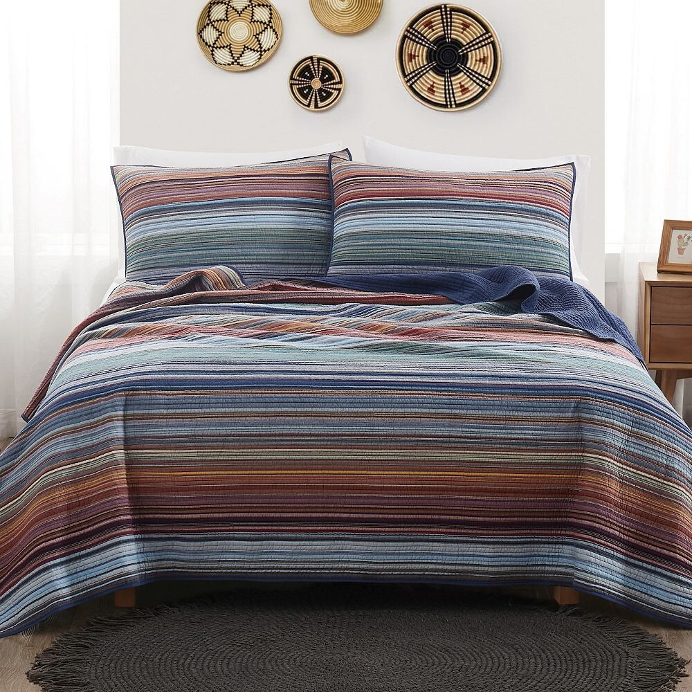 

Brooklyn Loom Met Stripe Yarn Dye Набор одеял с накладками, мультиколор