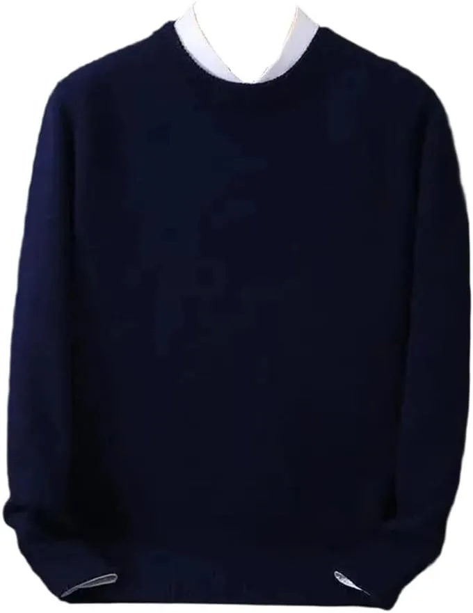 

Мужской свитер из кашемира с круглым вырезом REHJJDFD