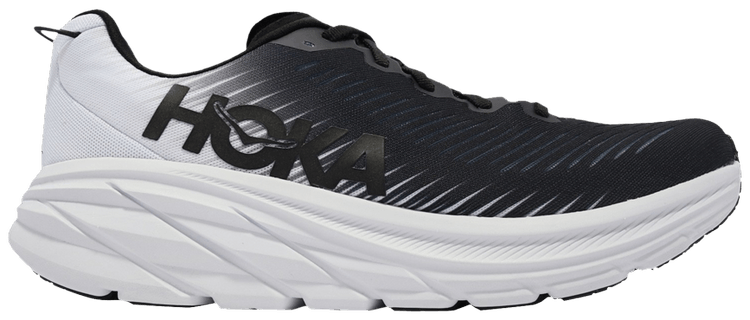 

Кроссовки HOKA Rincon 3 2E Wide 'Black White', черный