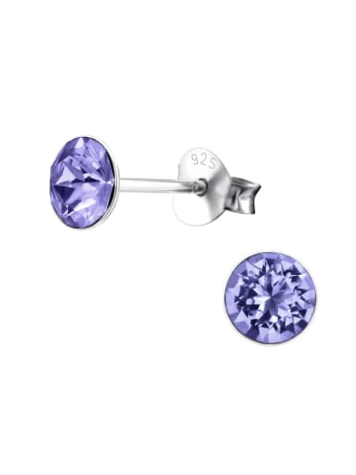 

Alexander York Серьги-гвоздики с кристаллами, 5 мм, фиолетовые