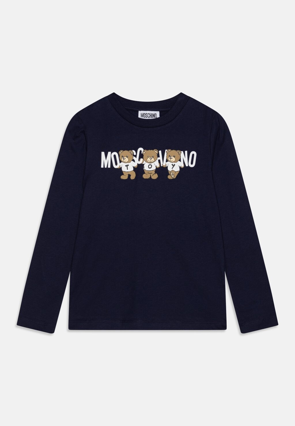 

Футболка с длинным рукавом UNISEX MOSCHINO, темно-синий