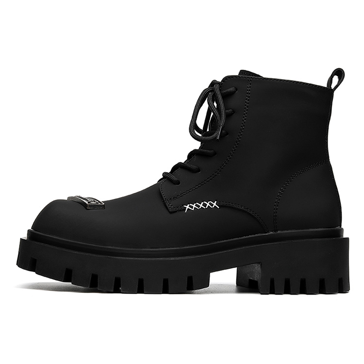 

Мужские ботинки Martin Boots YEDANI, черные однослойные туфли, Черный, Мужские ботинки Martin Boots YEDANI, черные однослойные туфли