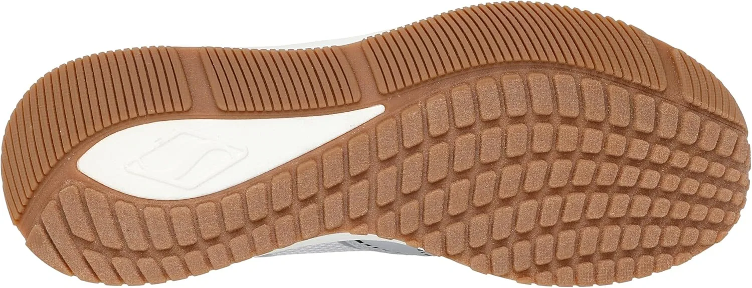 Кроссовки Skechers Herren UNO Ego Aurair, White And Silver Duraleather Hotmelt Mesh — фото 3
