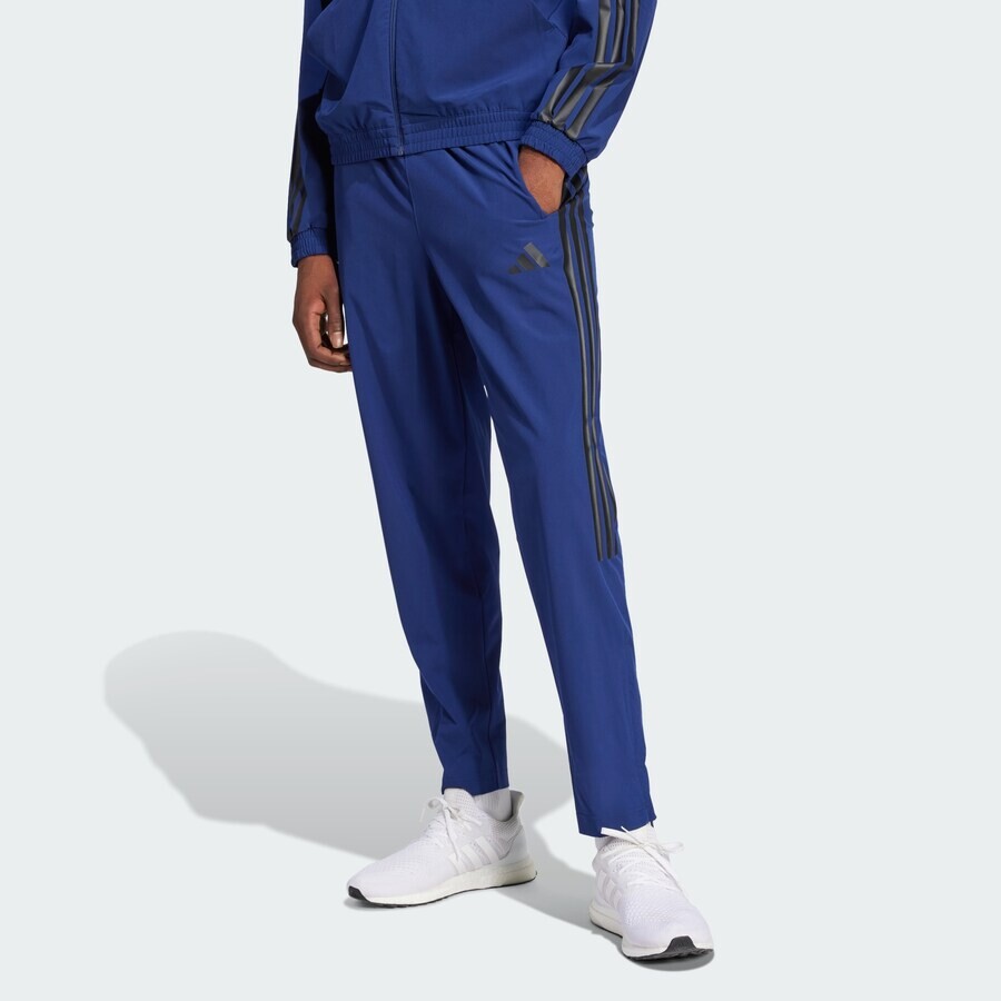 Спортивные штаны ADIDAS SPORTSWEAR Tapered Workout Pants Tiro, темно-синий — фото 2