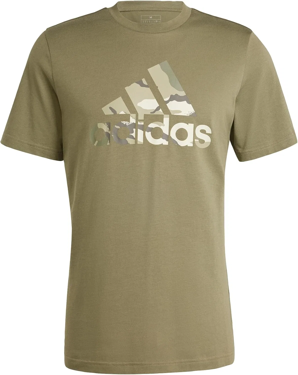 Футболка Adidas Camo Bos Graphic с коротким рукавом, оливковый