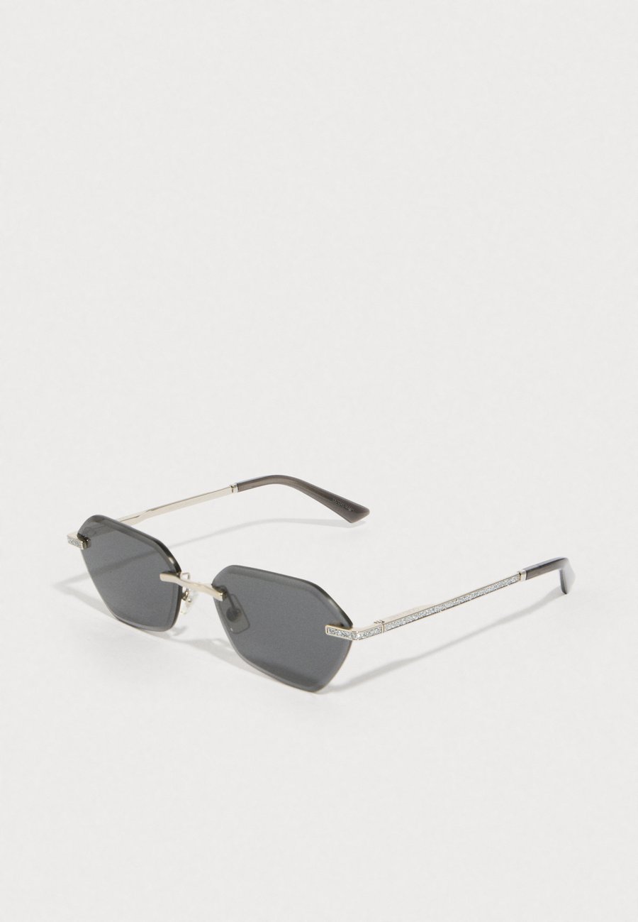 

Солнцезащитные очки Jimmy Choo Sunglasses, Silver-Coloured/Dark Grey/Silver-Coloured