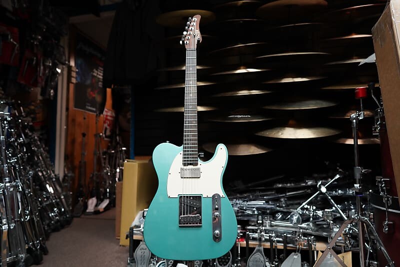 

Электрогитара Schecter USA CUSTOM SHOP Nick Johnston PT S/H Wembley Teal Green Metallic Aged Nitro w/ Case NOS