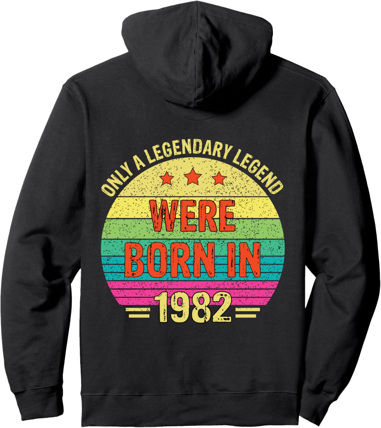 

1982 Только легенда Легенда 1982 40-летие Худи 40th Anniversary 40th Birthday Birthday Year Jubilee Round Anniversary Legend Birthday, черный