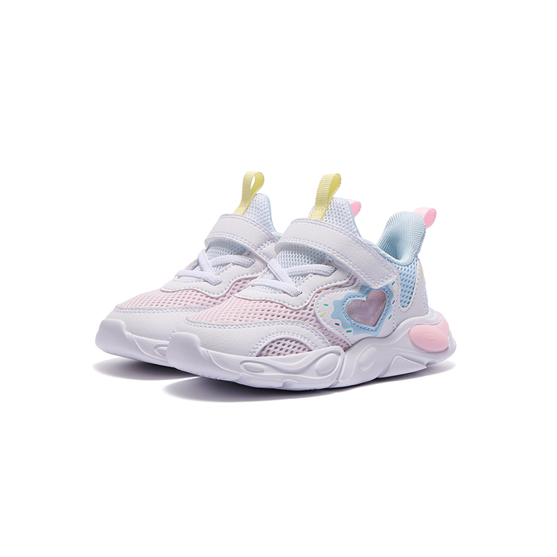361°KIDS Cushioning, Abrasion Resistant, Slip Resistant Toddler Shoes Baby Pink/Aqua Blue/White Infant And Toddler — фото 3