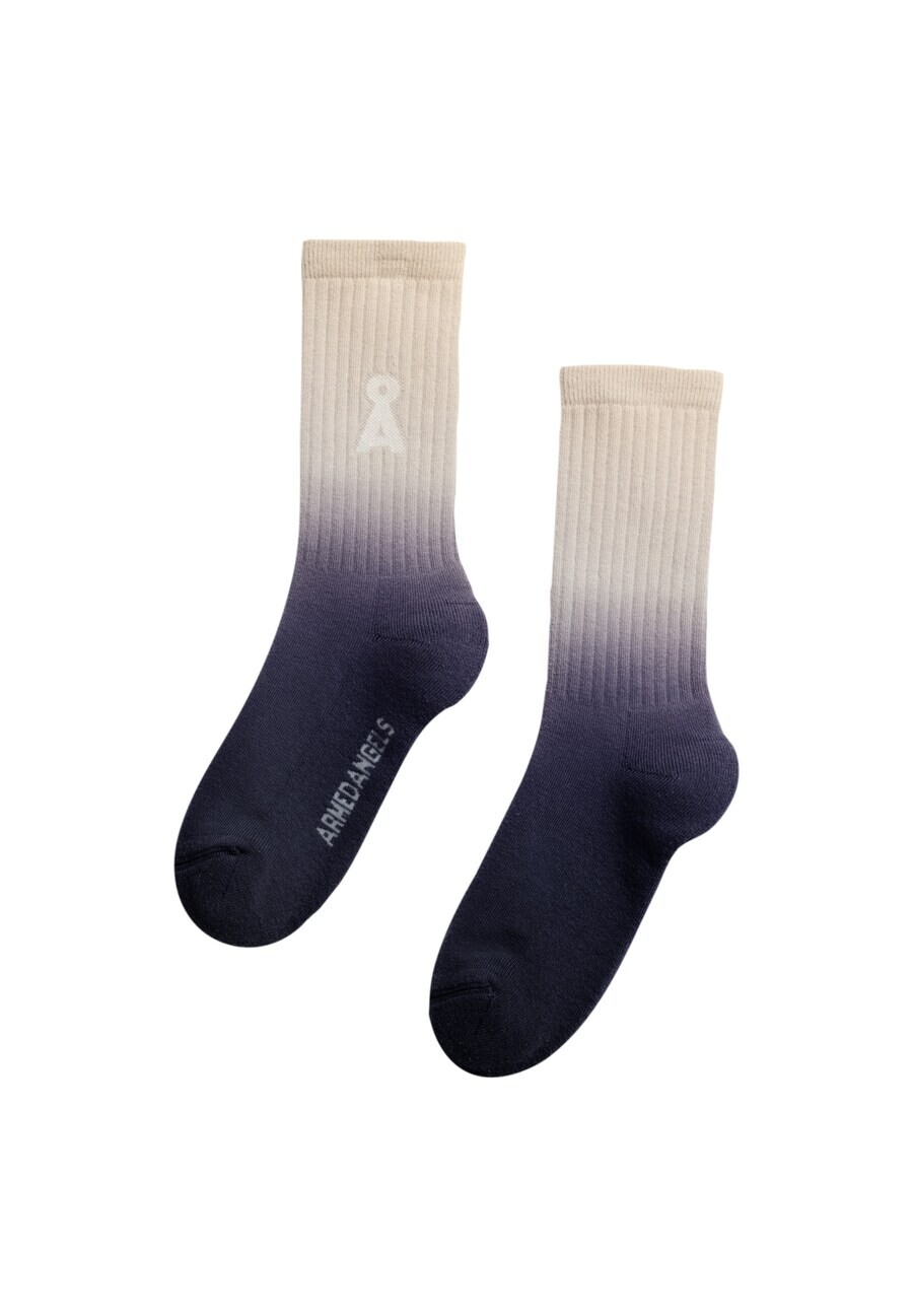 

Носки ARMEDANGELS Socks, цвет ecru/dark blue