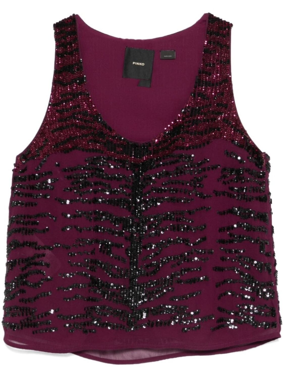 

PINKO топ Nanterre, фиолетовый
