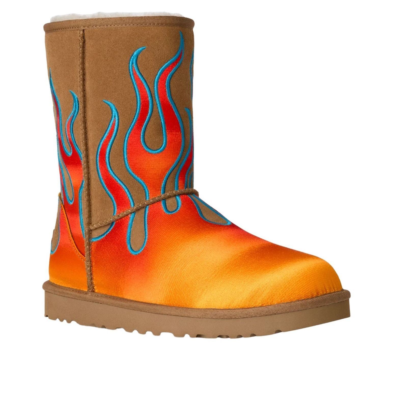 UGG x Jeremy Scott Классические короткие ботинки 'Flames Chestnut' 2025 — фото 2