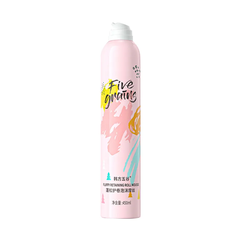 HANFANGWUGU Пенка-мусс для укладки волос после химической завивки 450 мл, 450ml