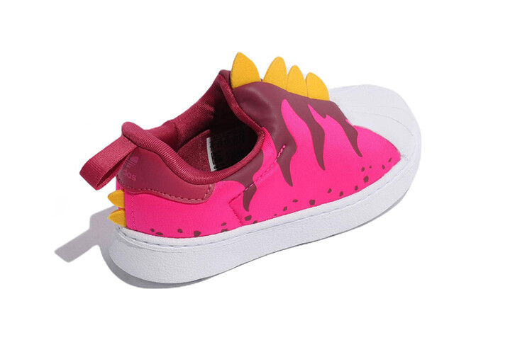 Слипоны Adidas Originals Superstar Series Toddler Shoes Baby декорированные, розовый — фото 4