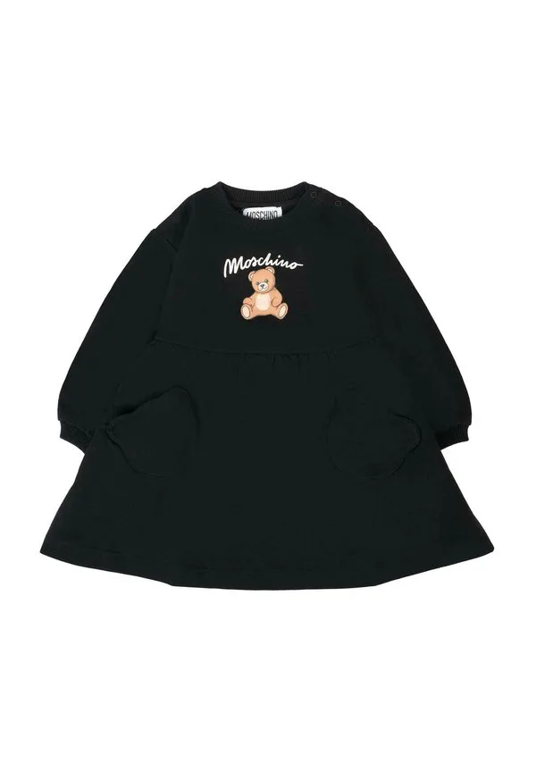Повседневное платье с длинными рукавами Moschino, Black
