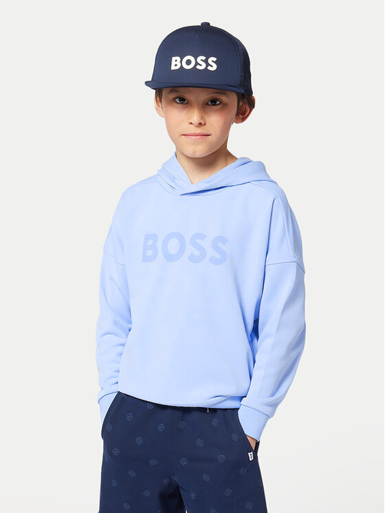 

Свободный крой толстовка J52028 S Boss, голубой