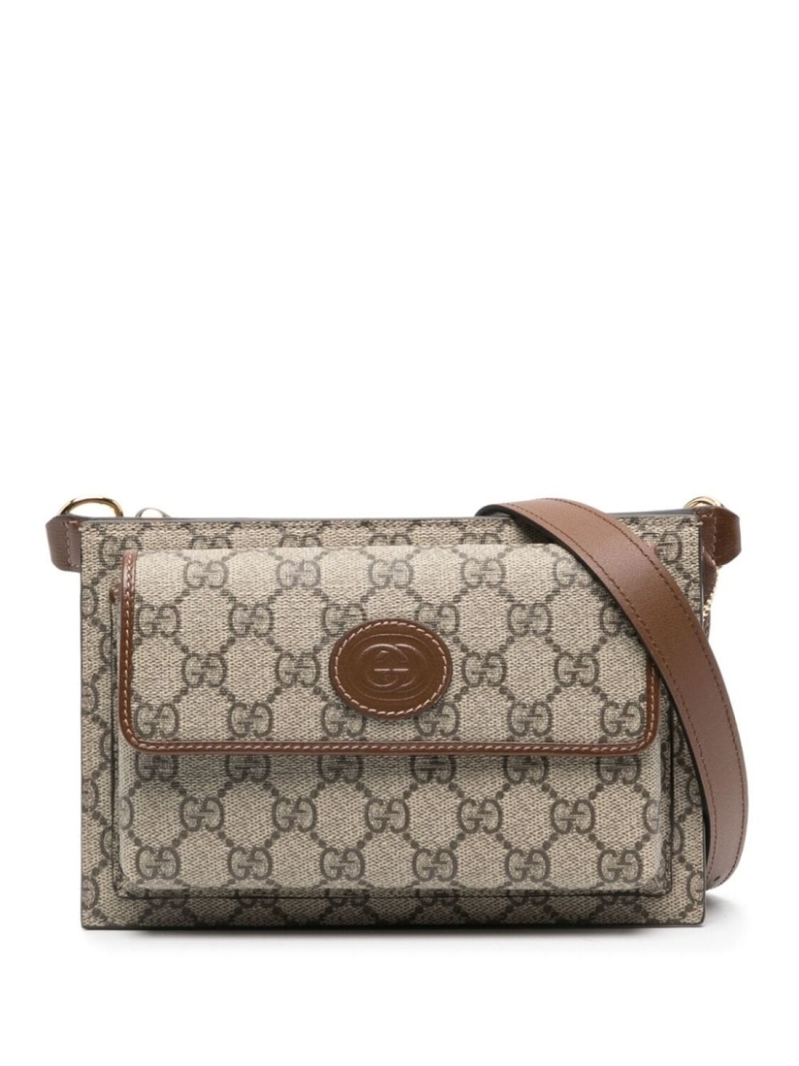 

Gucci поясная сумка с узором GG Supreme, нейтральный цвет