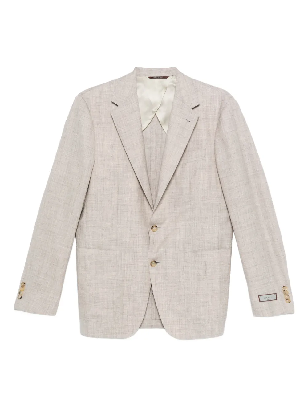 

Блейзер с двумя пуговицами Canali, коричневый