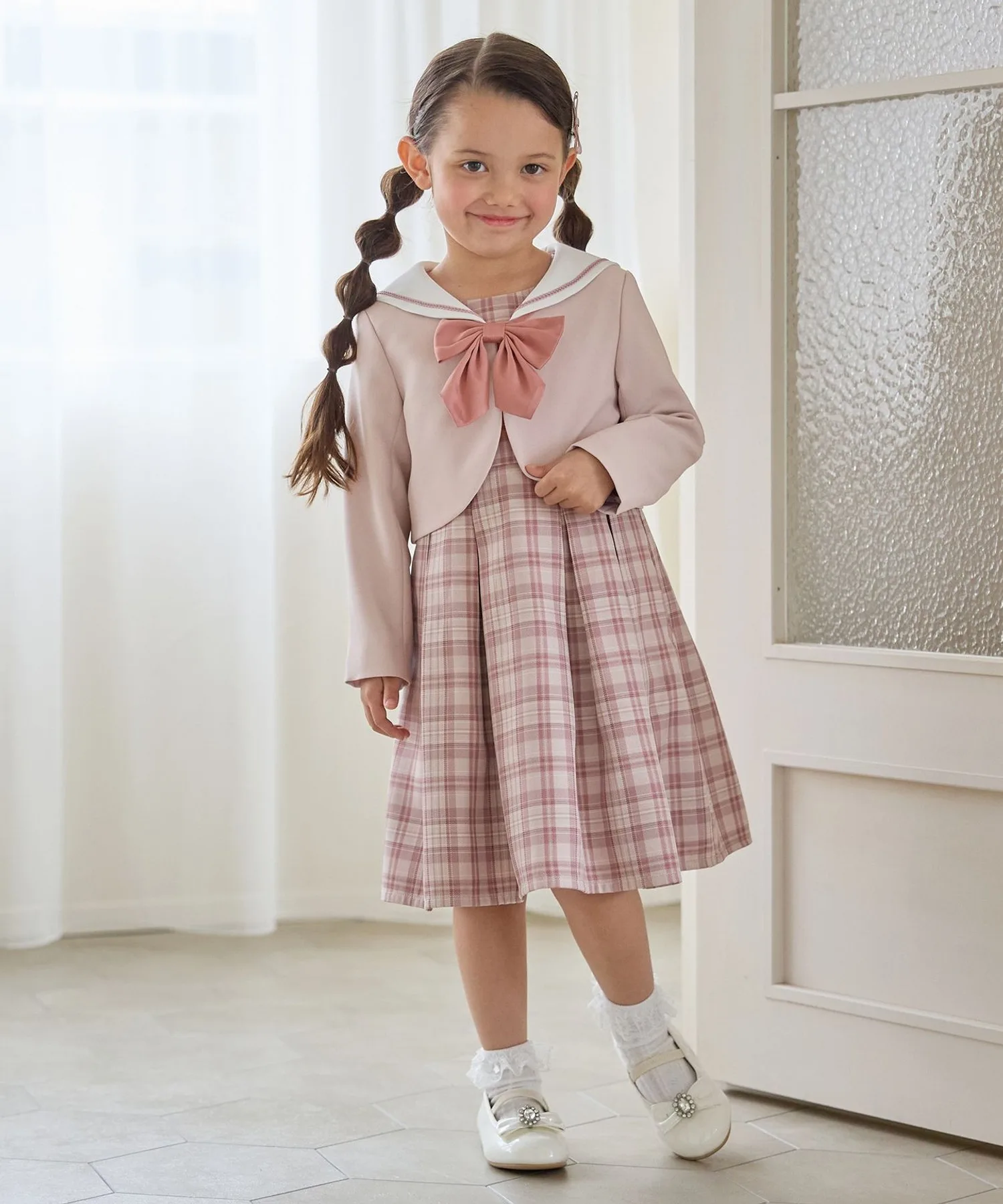 Детские балетки из эмалированной кожи с бантом и стразами ANY KIDS SEZ3LS0091 черные — фото 3