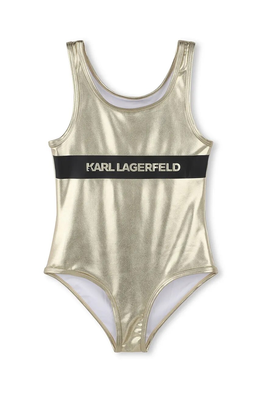 

Детский цельный купальник Karl Lagerfeld, золотой