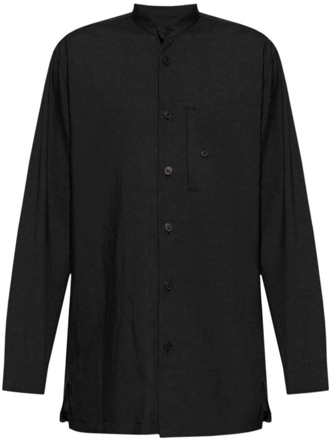

Homme Plissé Issey Miyake рубашка PL Ramie с отложным хомутом, черный