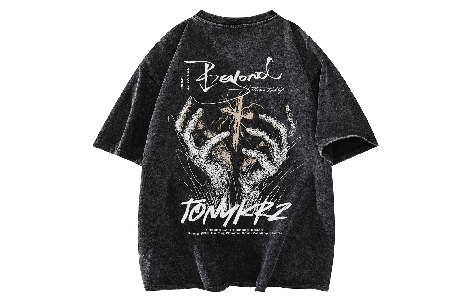 

Футболка унисекс TONYKRZ, черный серый