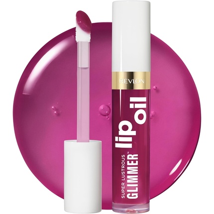 

Суперглянцевое мерцающее масло для губ Plum Pop Revlon