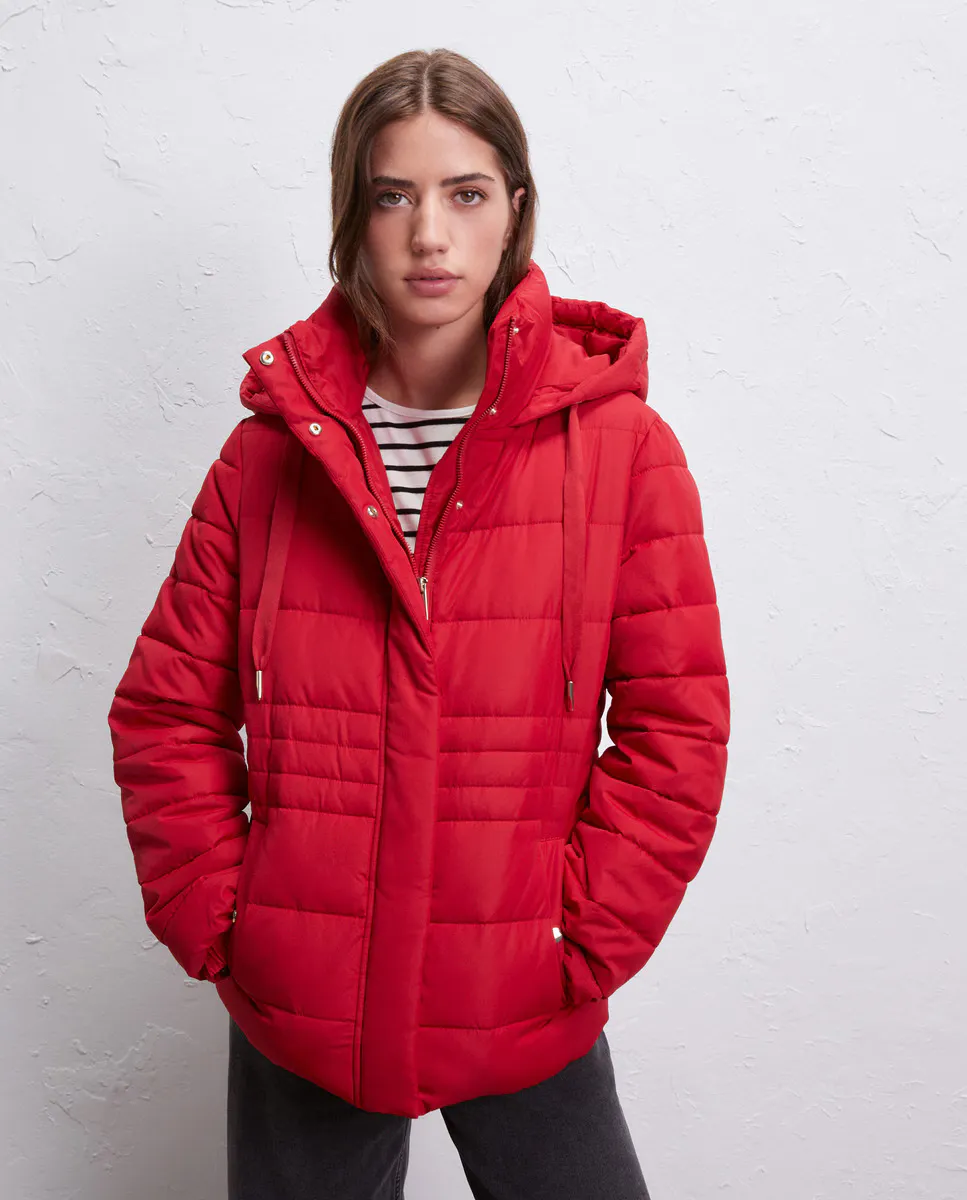 

Пуховик женский тройной стичин Easy Wear, цвет 600 Rojo