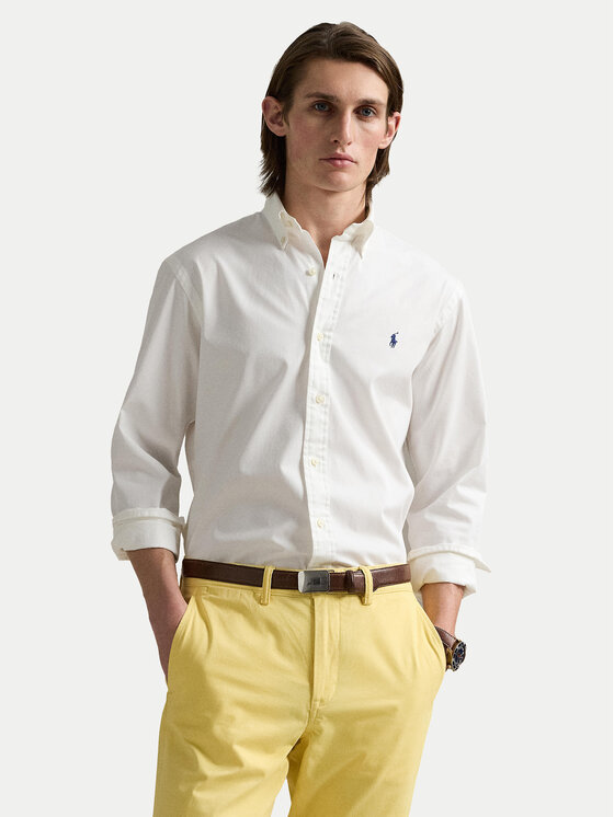 

Рубашка с индивидуальным пошивом 710937993008 Polo Ralph Lauren, белый