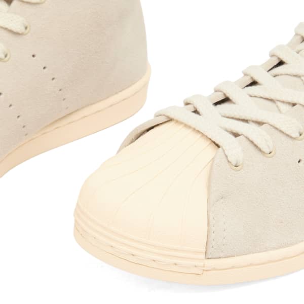 Adidas X wales bonner superstar hi, кремовый белый & золото metallic — фото 4