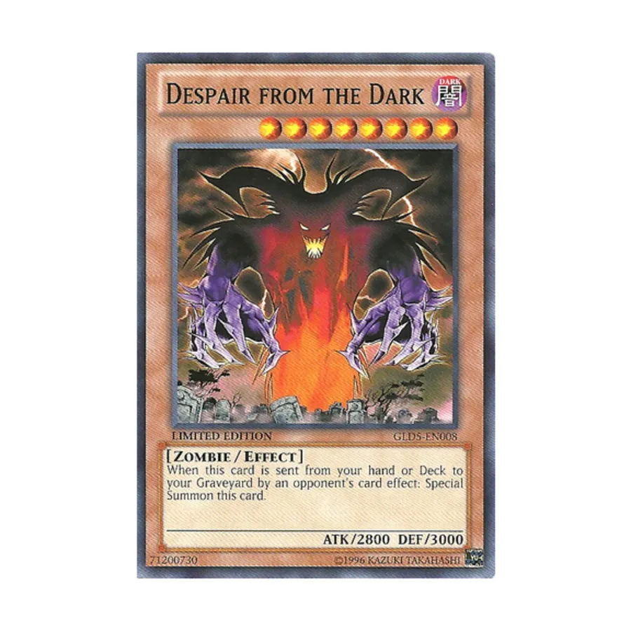 

CCG Отчаяние из тьмы (Обычное), Yu-Gi-Oh - Gold Series 5 - Singles