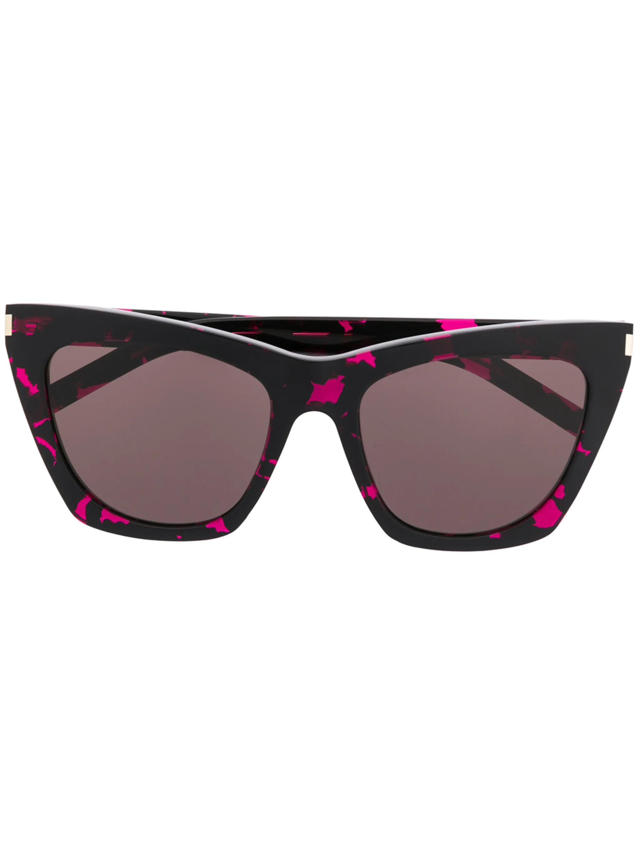 

Солнцезащитные очки в оправе кошачий глаз Saint Laurent Eyewear, черный