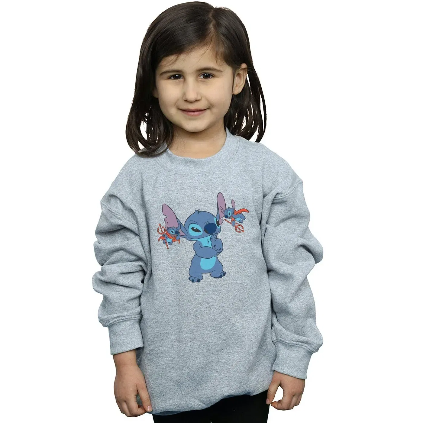 Детская кофта Disney Lilo & Stitch, серый