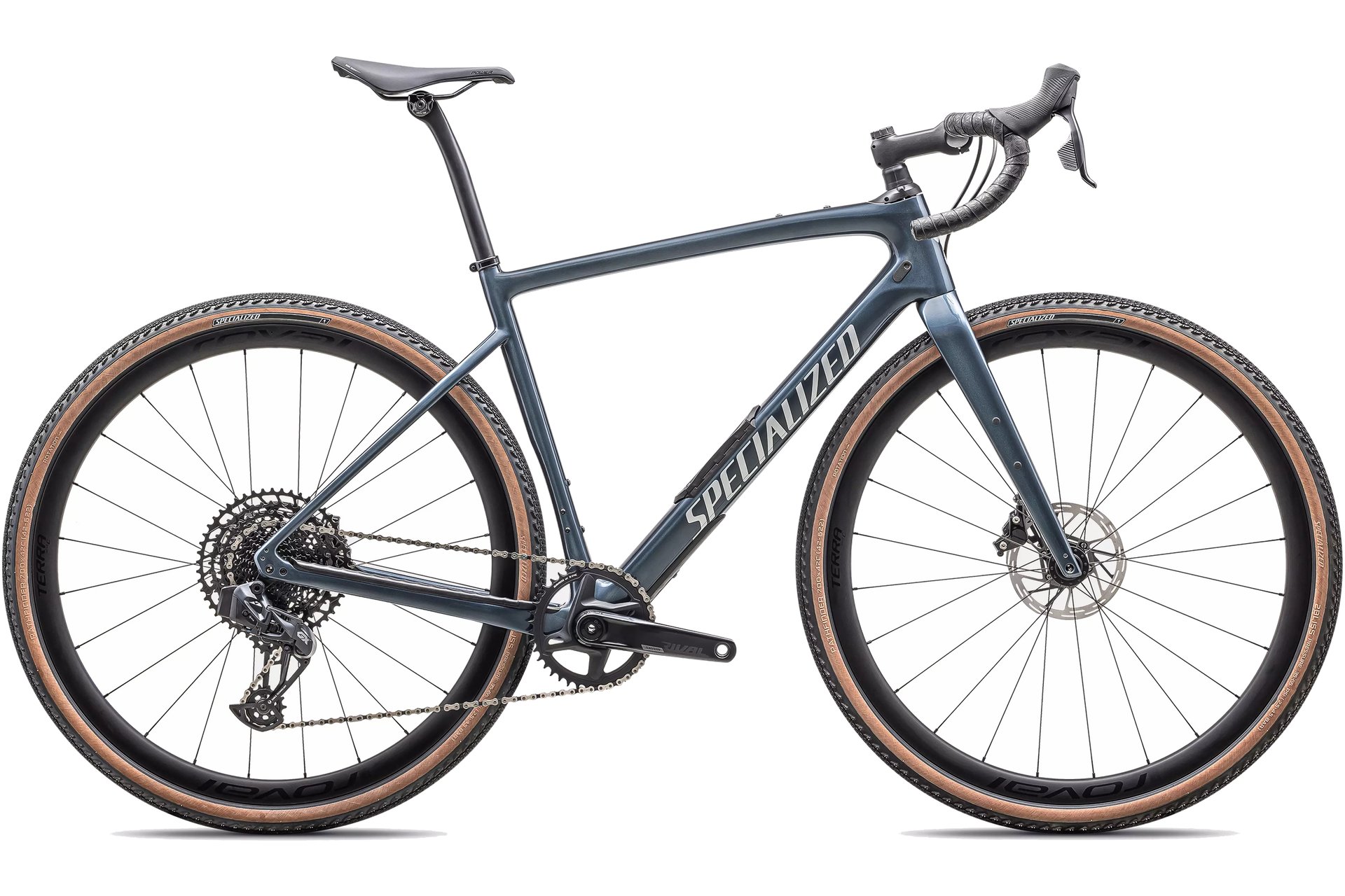 

Гравийный велосипед Specialized Diverge expert carbon - 28 дюймов - diamant, blau | cast blue metallic/silver dust