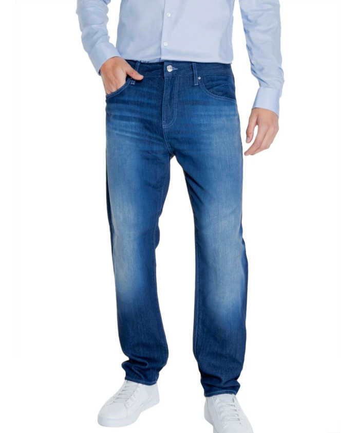 

Джинсы с 5 карманами в стиле j13 Emporio Armani, синий