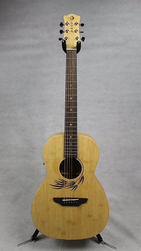 

Акустическая гитара Luna Woodland Bamboo Parlor Acoustic/Electric Guitar