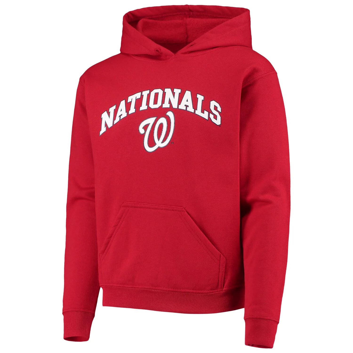 

Красный флисовый пуловер с капюшоном Youth Stitches Washington Nationals Stitches