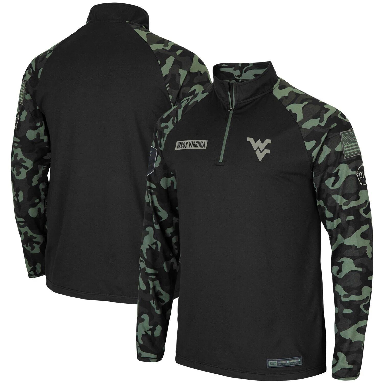 

Мужская черная куртка West Virginia Mountaineers OHT Military Appreciation Take Flight с молнией четверть реглан Colosseum, Черный, Мужская черная куртка West Virginia Mountaineers OHT Military Appreciation Take Flight с молнией четверть реглан Colosseum