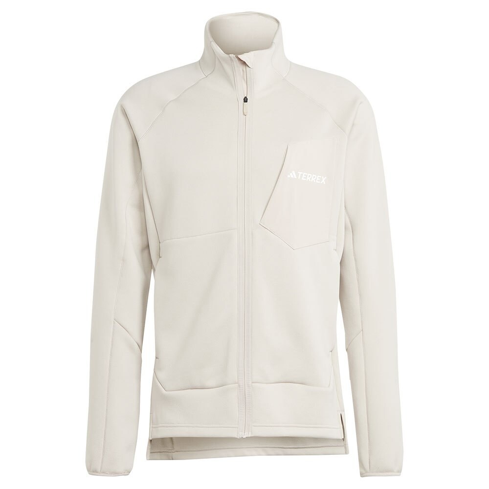 Толстовка на молнии adidas Organiser Xperior Medium Fleece, бежевый — фото 3