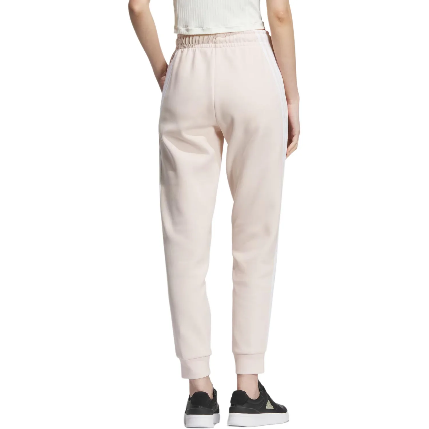 Adidas Вязаные спортивные штаны женские ecru — фото 4