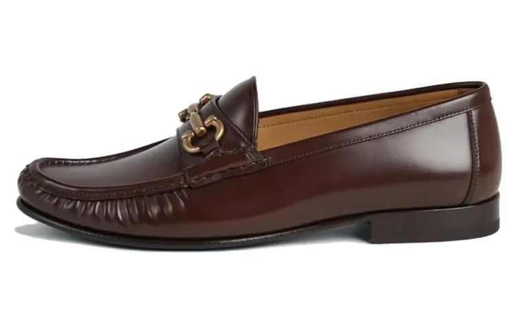 

Лоферы из кожи с подвеской в виде удил Brunello Cucinelli, коричневый