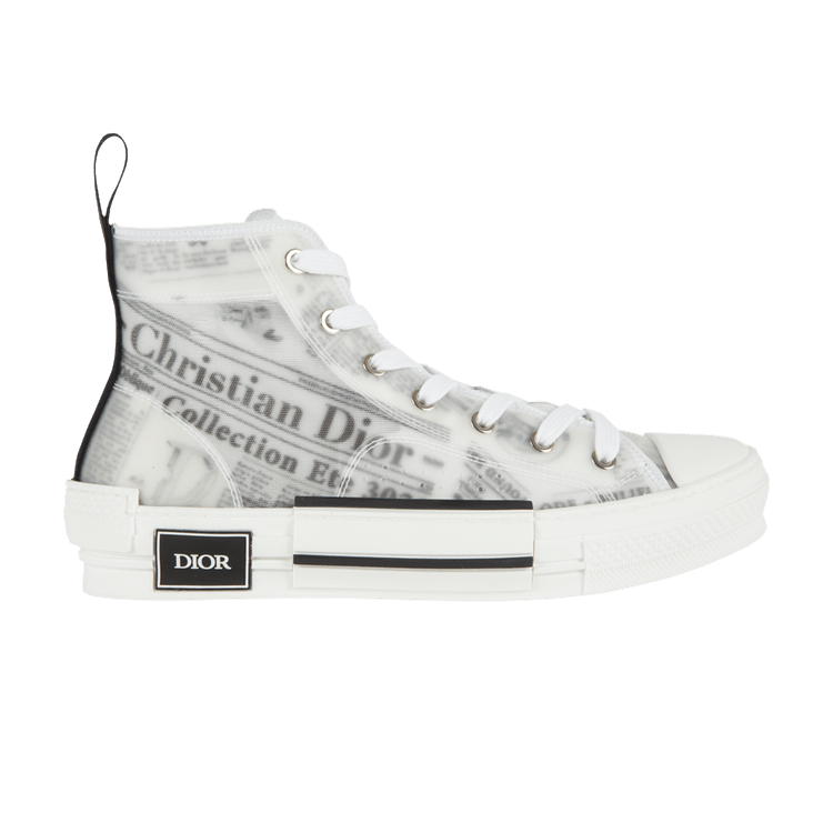 

Кроссовки Dior B23 High 'Newsprint', белый